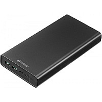 Універсальна мобільна батарея Sandberg Powerbank 38400mAh USB-C PD 100W Black (420-63)