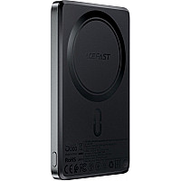 Батарея універсальна Acefast Magnetic Wireless 5000mAh 18W PD, QC/3.0, QI 7.5W, ультра тонкий, M8 Bl