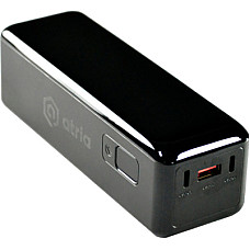 Батарея універсальна Atria 30000mAh PD/3.1/160W(Max)80W+80W, QC/3.0/22.5W (WPD-160S)