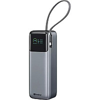 Батарея універсальна Sandberg 27000mAh 140W+100W PD/140W, with built-in Type-C cable 140W (421-31)