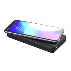 Акумулятор портативний літій-іонний power bank Trust Primo ECO, 20000мА·год, 2хUSB-A/USB-C, 15W, чорний (24676_TRUST) (1473361)