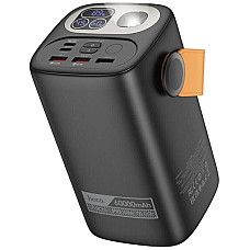 Батарея універсальна HOCO 60000mAh Astrum PD/100W, QC/3.0, LED lamp, Black (DB160 / 714724)