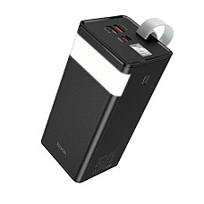 Батарея універсальна HOCO 50000mAh Powermaster PD/20W, QC/22.5W, Lamp, Black (J86A / 714738)