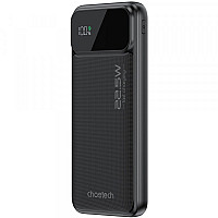 Батарея універсальна Choetech 10000mAh 22.5W, PD, QC/3.0, USB-A, USB-C, Black (B728-CCBK)