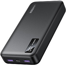 Батарея універсальна Ugreen 20000mAh 22,5W PD, 2хUSB-A, 2xUSB-C Black (PB312) (25683)