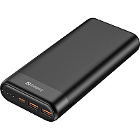 Батарея універсальна Sandberg 20000mAh, PD/65W, QC/3.0, Always-ON-Mode, +cable 100W (420-62)