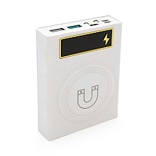 Power bank Voltronic CX4-PD-QIMagnetic під 4х18650 Magnetic Wireless Charger Output:22.5W Micro-USB Type-C Lightning ABS PVC White BOX (1782484)