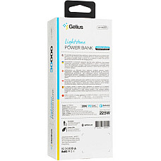 Батарея універсальна Gelius Lightstone GP-PB300 30000mAh QC+PD (22.5W) Green (00000090465)