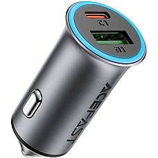 Автозарядка 2xUSB 95W (USB-C + USB-A) B16 Acefast (6974316284970)