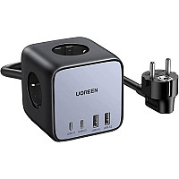 Зарядний пристрій Ugreen 4xUSB 65W DigiNest Cube (2хUSB-C+2xUSB-A) CD268 (60113)