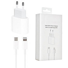 Зарядний пристрій 20Вт USB-C Power Adapter (S17199) + кабель Lightning