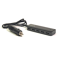 Автомобільний зарядний пристрій PowerPlant UB-860 5xUSB:12-24V, 7.2A (1405622)