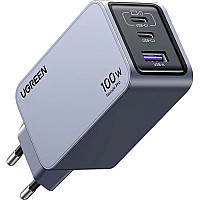 Зарядний пристрій Ugreen 3xUSB 100W (2xUSB-C+USB-A) Gan Nexode Pro X757 (25874)