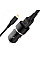 Автомобільний зарядний пристрій SkyDolphin SZ02L Aluminium (2USB, 2.4A) Black (AZP-000071) + кабель Lightning