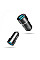 Автомобільний зарядний пристрій SkyDolphin SZ02L Aluminium (2USB, 2.4A) Black (AZP-000071) + кабель Lightning