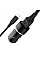 Автомобільний зарядний пристрій SkyDolphin SZ02V Aluminium (2USB, 2.4A) Black (AZP-000073) + кабель microUSB