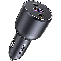 Зарядний пристрій Ugreen 3xUSB 130W (2xUSB-C+USB-A) QC3.0 (EC705) (35025)