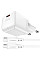 Зарядний пристрій Acefast USB-C 30W Gan A77 mini + USB-C cable Fast Charger White (6974316282853)