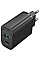 Зарядний пристрій Vention 2xUSB 38W (USB-C+USB-A) PD+QC3.0 black (FBIB0-EU)