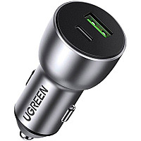 Зарядний пристрій Ugreen 1xUSB-C + 1xUSB QC3.0 60W CD213 gray (60980)