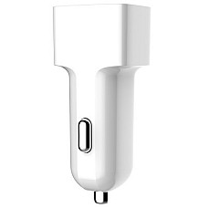 Автомобільний зарядний пристрій ColorWay (2USBх2.4A) AutoID White (CW-CHA009-WT)