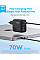 Мережевий зарядний пристрій Anker Charger 70W, 3xUSB-C, 1xUSB-A, Black (A121CG11)