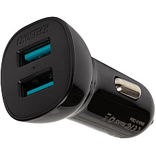Автомобільний зарядний пристрій Choetech 2xUSB A, 36W, QC3.0 (1615274)