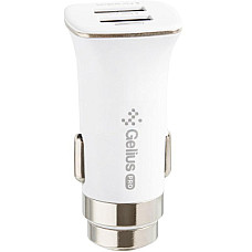 Зарядний пристрій Gelius Pro Apollo GP-CC01 2USB 3.1A + Cable iPhone X White (71433)