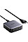 Зарядний пристрій Ugreen 4xUSB 100W (3xType-C+USB A QC3) GAN Charger Nexode Series Black CD328 (9092