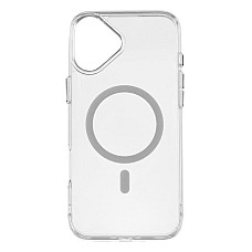 Чохол 2Е Basic для  iPhone 16 Plus, Transparent MagSafe Cover, прозорий (2E-IPH-16PL-OCLS-CL) (1788933)