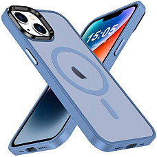 Чохол до мобільного телефона 2E Basic Apple iPhone 15 Plus Soft Touch MagSafe Cover Light Blue (2E-I