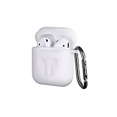 Чохол 2Е для AirPods (Gen 1-2, 2016-2019), Pure Color Silicone Imprint (3.0mm), білий (2E-AIR-PODS-IBPCSI-3-WT) (1472675)
