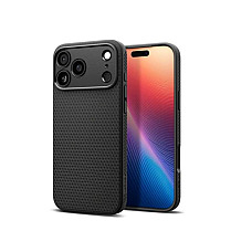 Чохол Spigen для iPhone 17 Pro, Liquid Air, Matte Black (ACS10331)
