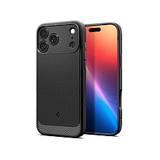 Чохол Spigen для iPhone 17 Pro, Rugged Armor MagFit, Matte Black (ACS10329)