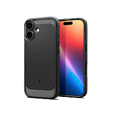 Чохол Spigen для iPhone 17, Rugged Armor MagFit, Matte Black (ACS10367)