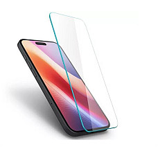 Скло захисне Spigen iPhone 16 Plus/15 Plus Glas tR SLIM HD (1 Pack) (AGL06890)