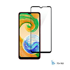 Захисне скло 2E для Samsung Galaxy A04-A04s (A045-A047), 2.5D FCFG, (1 Pack), чорна рамка (2E-G-A04-A04S-SMFCFG-BB) (1482345)