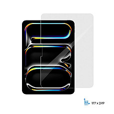 Захисне скло 2E для iPad Pro 11 (2024), 2.5D, прозорий (2E-IP-IPD-P11-LT2.5D-CL) (1788667)
