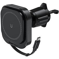 Автомобільне кріплення для смартфона D32 Magnetic wireless charging Acefast (6974316283225) (1827409)