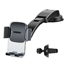 Автомобільний тримач Baseus Easy Control Clamp Car Mount Holder Pack Edition (SUYK000001) (1830375)