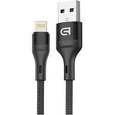 Дата кабель USB 2.0 AM to Lightning 1.0m AR87 3A black Armorstandart (ARM64037)