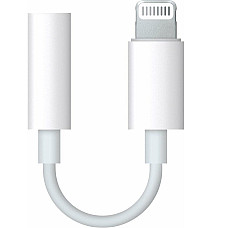 Адаптер Apple Lightning - 3.5 mm (M/F) A1749 White (MMX62) OEM