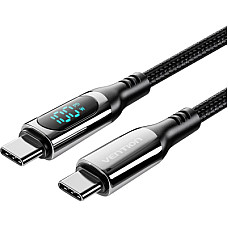 Дата кабель USB-C to USB-C 1.2m USB3.1 100W Display Zinc Alloy Vention (TAYBAV)