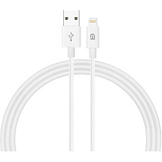 Дата кабель USB 2.0 AM to Lightning 1.2m AMD818L white Armorstandart (ARM64302)