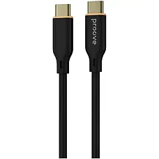 Кабель Proove Jelly Silicone USB-C - USB-C 60W 1m Black (CCJS60002201) (1833836)