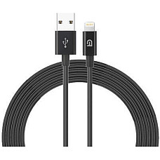 Дата кабель USB 2.0 AM to Lightning 1.2m AMD818BL black Armorstandart (ARM64373)
