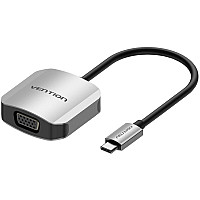 Перехідник Vention VGA - USB Type-C (F/M), 0.15 м (TDFHB)