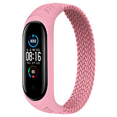 Ремінець BeCover Elastic Nylon Style для Xiaomi Mi Smart Band 5/Mi Smart Band 6 Size L Pink (706163)