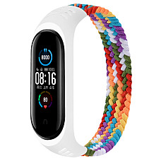 Ремінець BeCover Elastic Nylon Style для Xiaomi Mi Smart Band 5/Mi Smart Band 6 Size L Rainbow (706165)