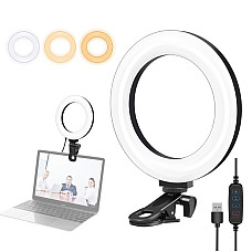 Кільцева USB LED лампа Puluz PU568B 6,2